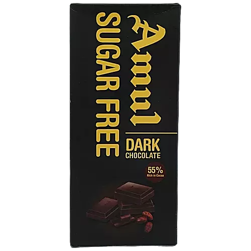 Amul SUGAR FREE 55% Dark chocolate