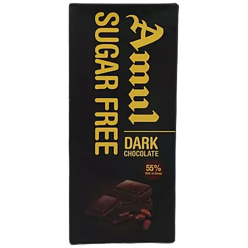 Amul SUGAR FREE 55% Dark chocolate