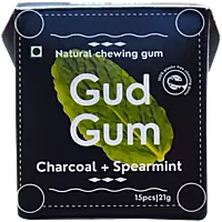 Charcoal+spearmint Natural Chewing Gums
