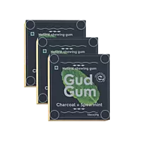 Charcoal+spearmint Natural Chewing Gums