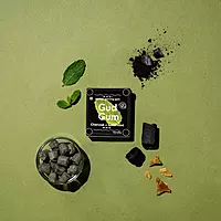 Charcoal+spearmint Natural Chewing Gums
