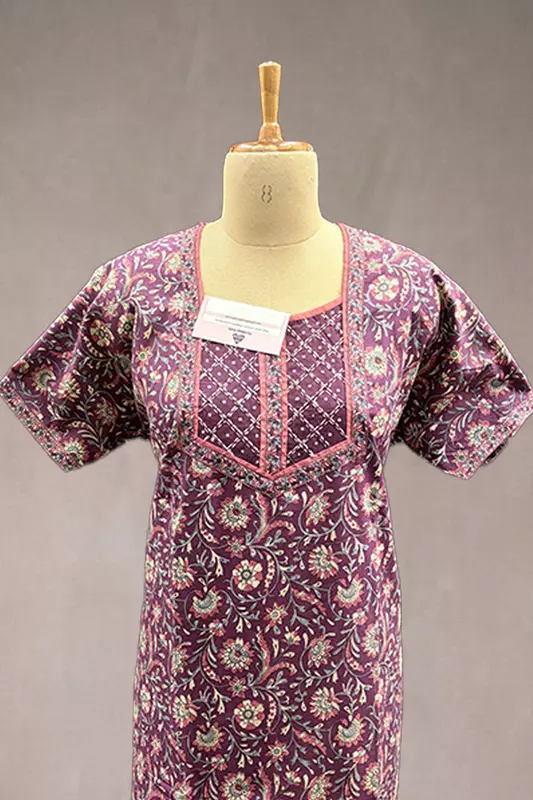 Neha - Printed Nighty - SWS661