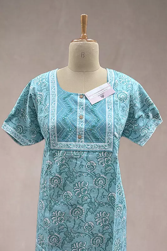 Neha - Printed Nighty - SWS666
