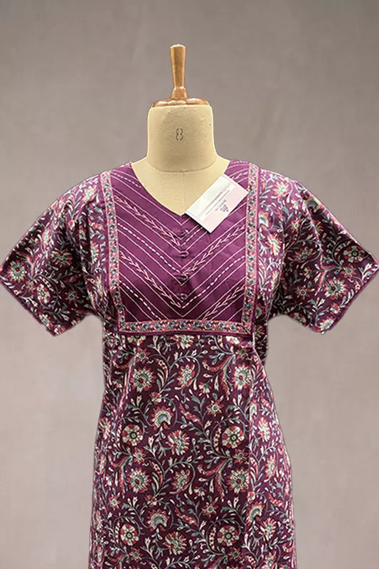Neha - Printed Nighty - SWS660