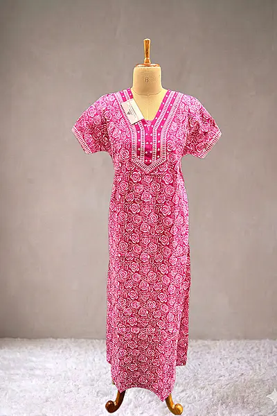 Neha - Printed Nighty -  SWS676