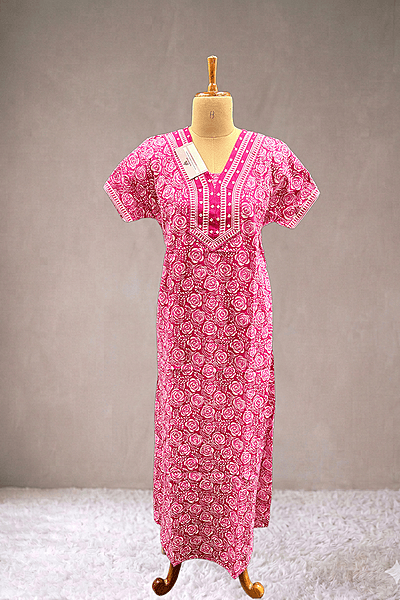 Neha - Printed Nighty -  SWS676