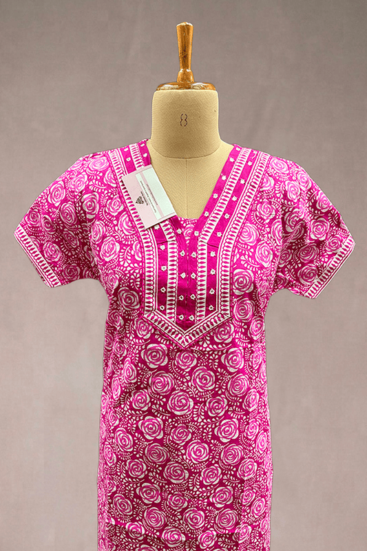 Neha - Printed Nighty -  SWS676