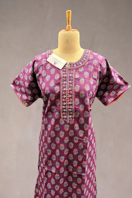 Neha - Printed Nighty -  SWS662