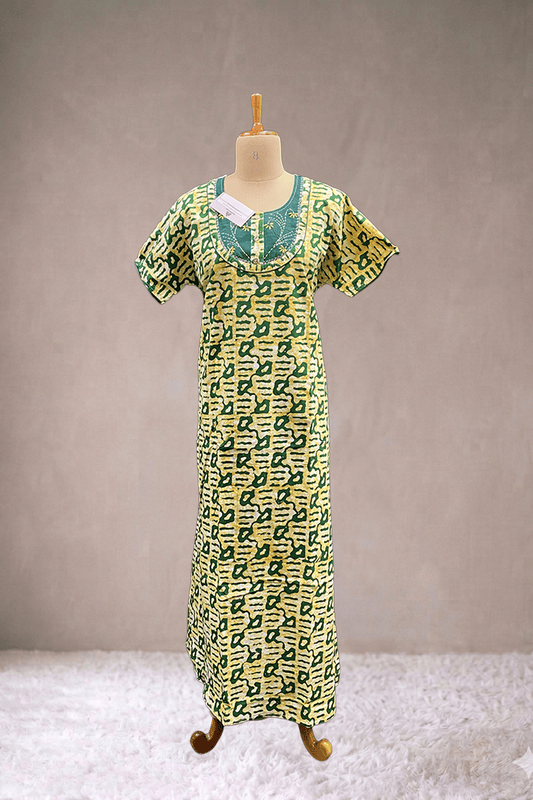 Neha - Printed Nighty -  SWS668