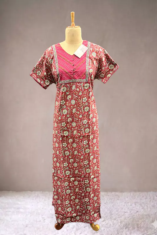 Neha - Printed Nighty - SWS660