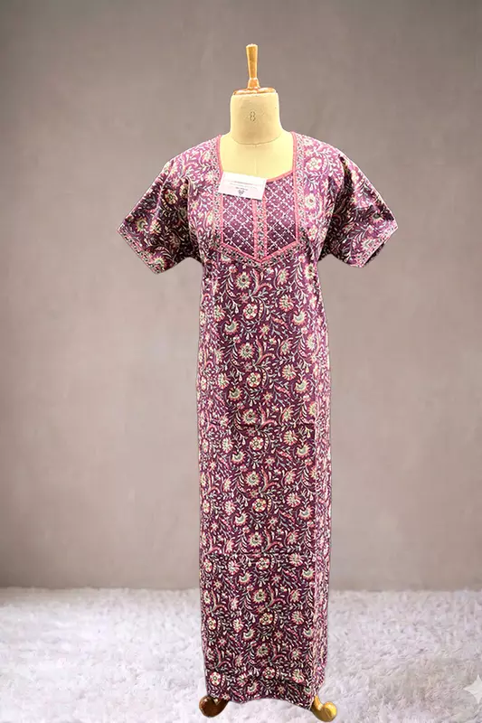 Neha - Printed Nighty - SWS661