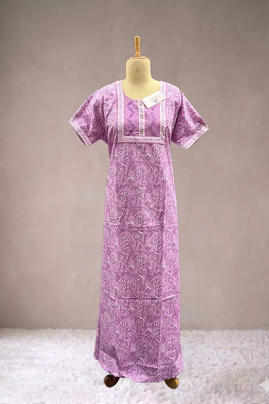 Neha - Printed Nighty - SWS666