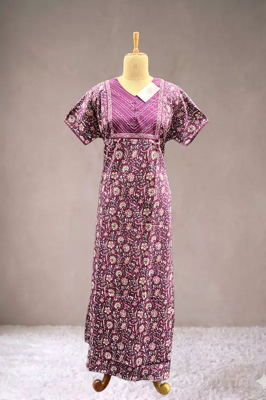 Neha - Printed Nighty - SWS660