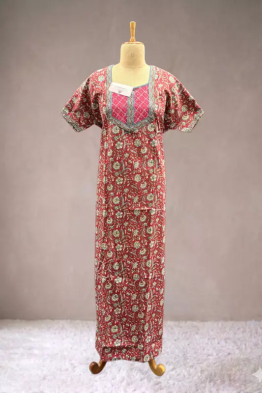 Neha - Printed Nighty - SWS661