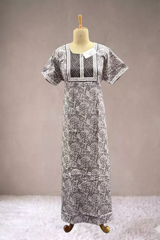 Neha - Printed Nighty - SWS666