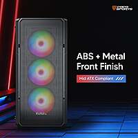 Coconut Core 100M White Mid ATX Gaming Cabinet