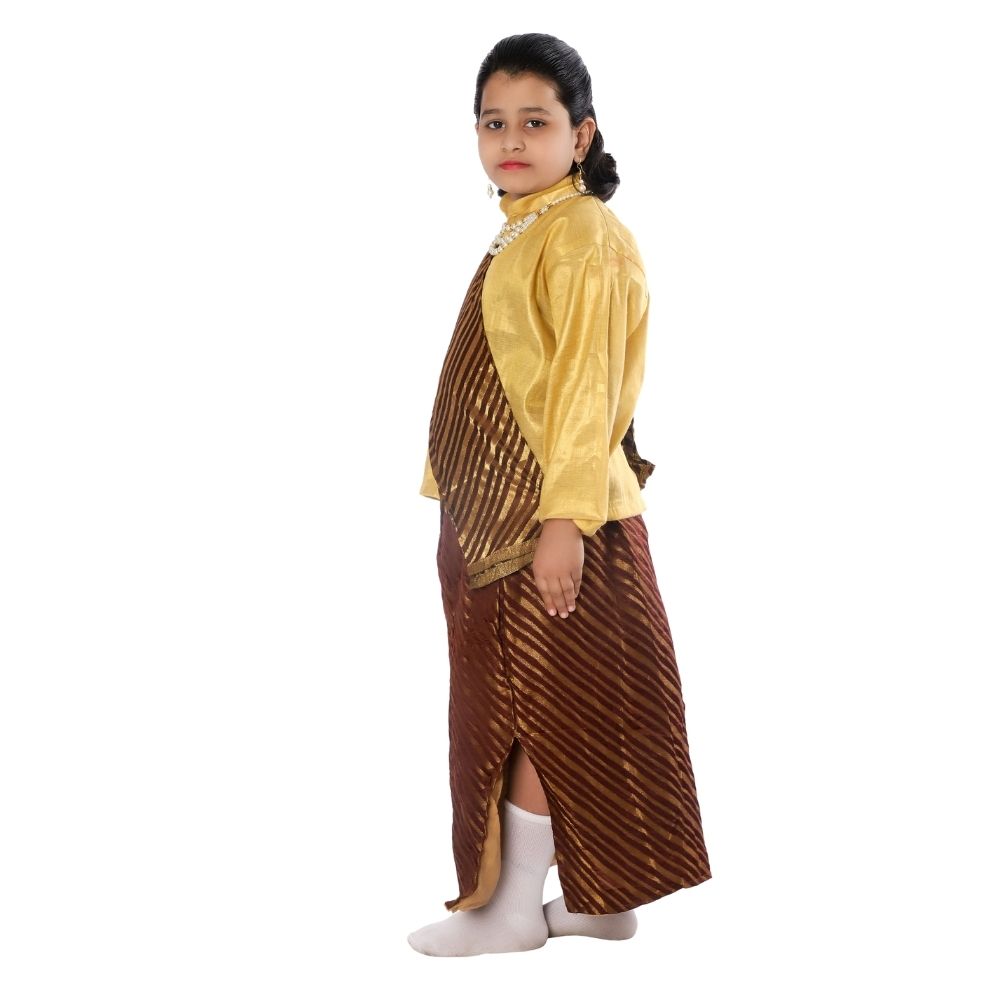 Sikkim Girl Traditional Fancy Dress Sikkim Girl Traditional Fancy Dress