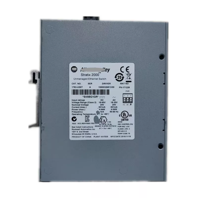 1783-US8T Allen-Bradley Stratix 2000 8 Port Unmanaged Ethernet Switch