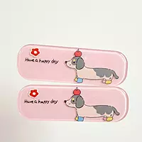 Cute puppy hair clips