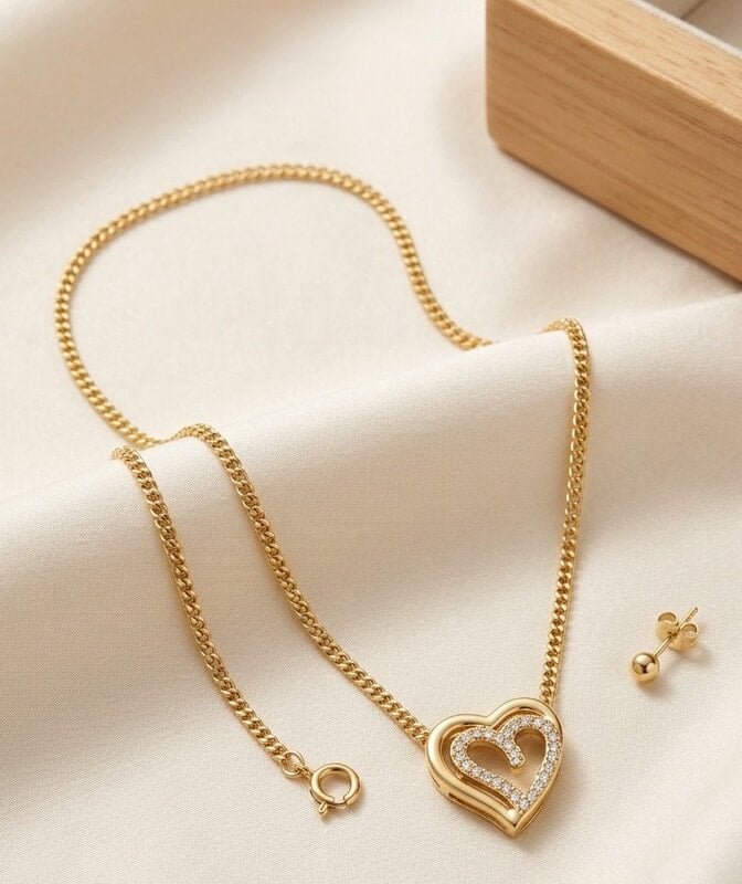 Florium™ Solitaire Pendant Necklace [PNSS-44]