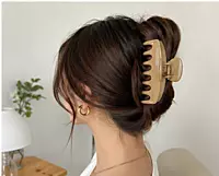 Large Matte and Glossy Hair Claw Clip for Women and Girls