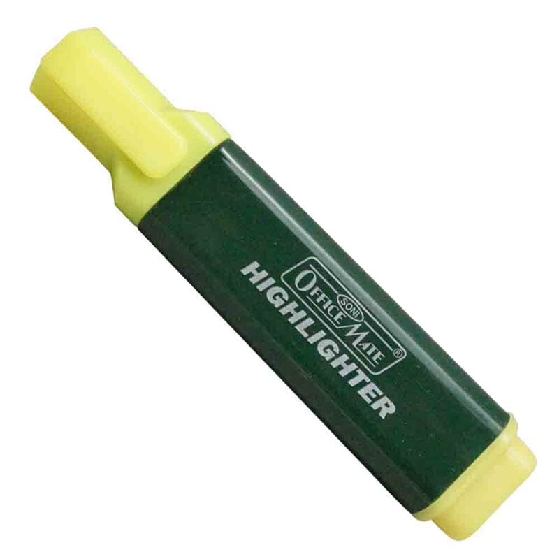 Office Mate Highlighter - Yellow Color