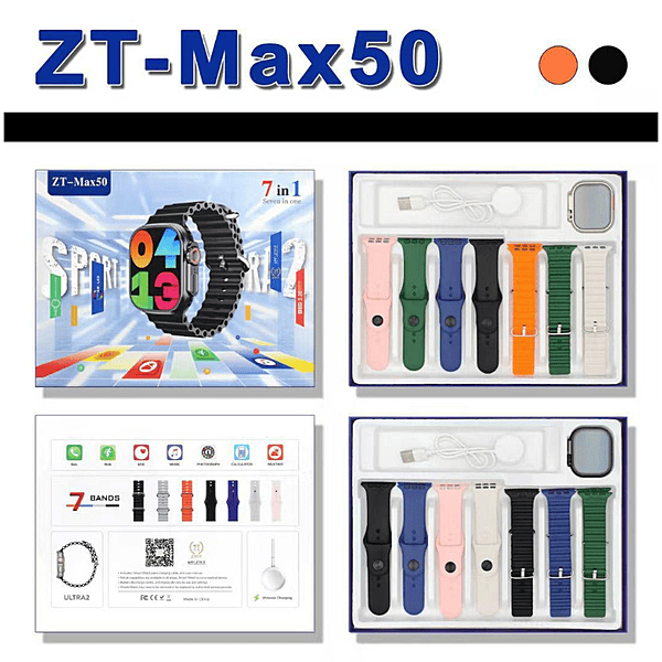 ZT Max 50 Smart Watch Bluetooth Calling Fitness Tracker