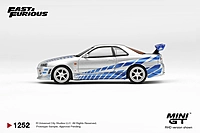 Pre-Order Fast & Furious Nissan Skyline GT-R (R34) 1:64 Diecast Model Car Limited Edition