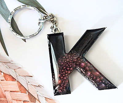 'K' AMANTE DEL COSMOS LETTER KEYCHAIN 'K' AMANTE DEL COSMOS LETTER KEYCHAIN