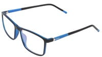 Unisex Rectangular Spectacle Frame. Blue &Black Color Frame. Size-MEDIUM. Unisex Rectangular Spectacle Frame. Blue &Black Color Frame. Size-MEDIUM.