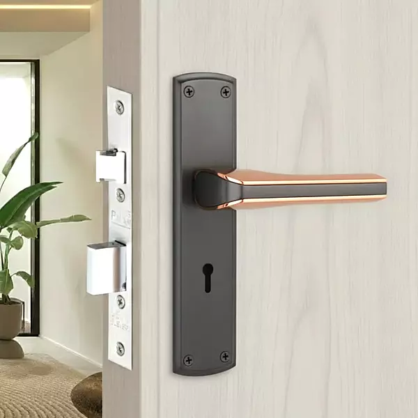 (3206) Palam M/L Set Zinc HAYAT Matt Black/Rose Gold