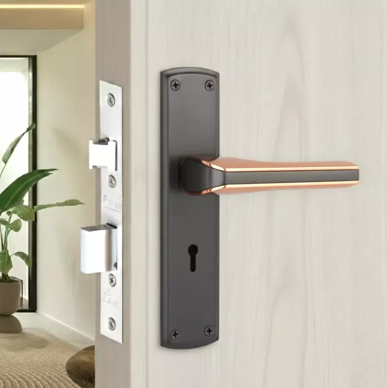 (3206) Palam M/L Set Zinc HAYAT Matt Black/Rose Gold