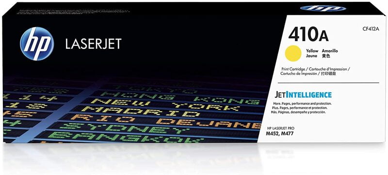 HP 410A Yellow LaserJet Toner Cartridge - CF412A HP 410A Yellow LaserJet Toner Cartridge - CF412A