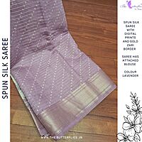 BEAUTIFUL SPUN SILK SAREE  SRCSFSC24530