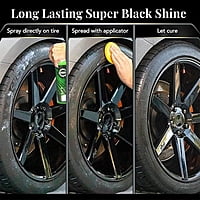 Autobomb Tyre Polish 500ml | Long Lasting Super Black Shine | Prevents Fading and Cracks | All types of tyres (cars, bikes, trucks, SUVs, etc.) (PACK OF 1) Autobomb Tyre Polish 500ml | Long Lasting Super Black Shine | Prevents Fading and Cracks | All types of tyres (cars, bikes, trucks, SUVs, etc.) (PACK OF 1)