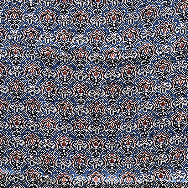 Mashru Silk Ajrakh Print #18