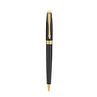 Parker Fusion Laque Black Gold Trim Ball Pen