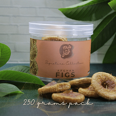 Nuts in a Jar Afghan Figs (Anjeer) Signature 250 Grams