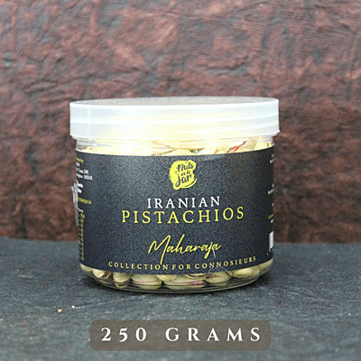 Nuts in a Jar Maharaja Iranian Pistachios 250 Grams