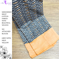 IKKAT  MERCERISED  COTTON SAREE   BGHSDIC23319