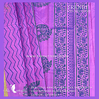 HAND PAINTED PURE KANCHIVARAM SOFT SILK SAREE  CUSSSIL23505