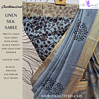LINEN SILK SAREE YBRSLIN22121