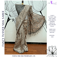 SEMI TUSSER SILK SAREE SFHSTSK23684 SEMI TUSSER SILK SAREE SFHSTSK23684