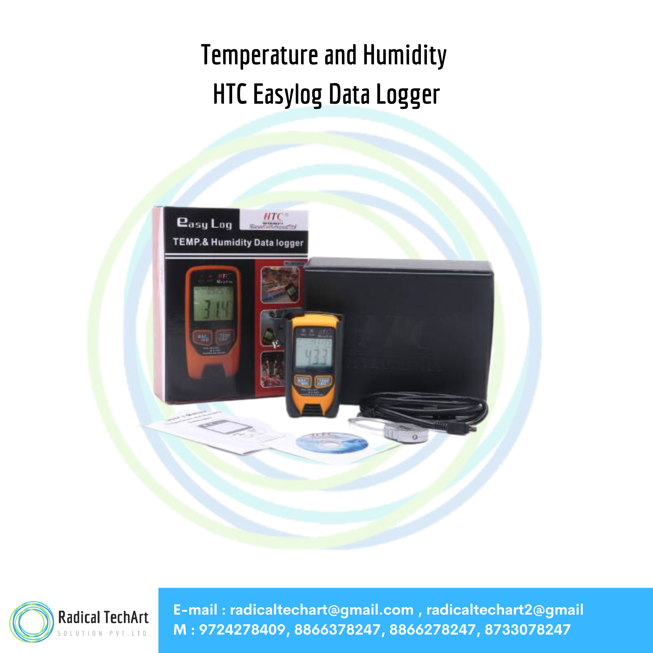 HTC Easylog Temperature and Humidity Data Logger
