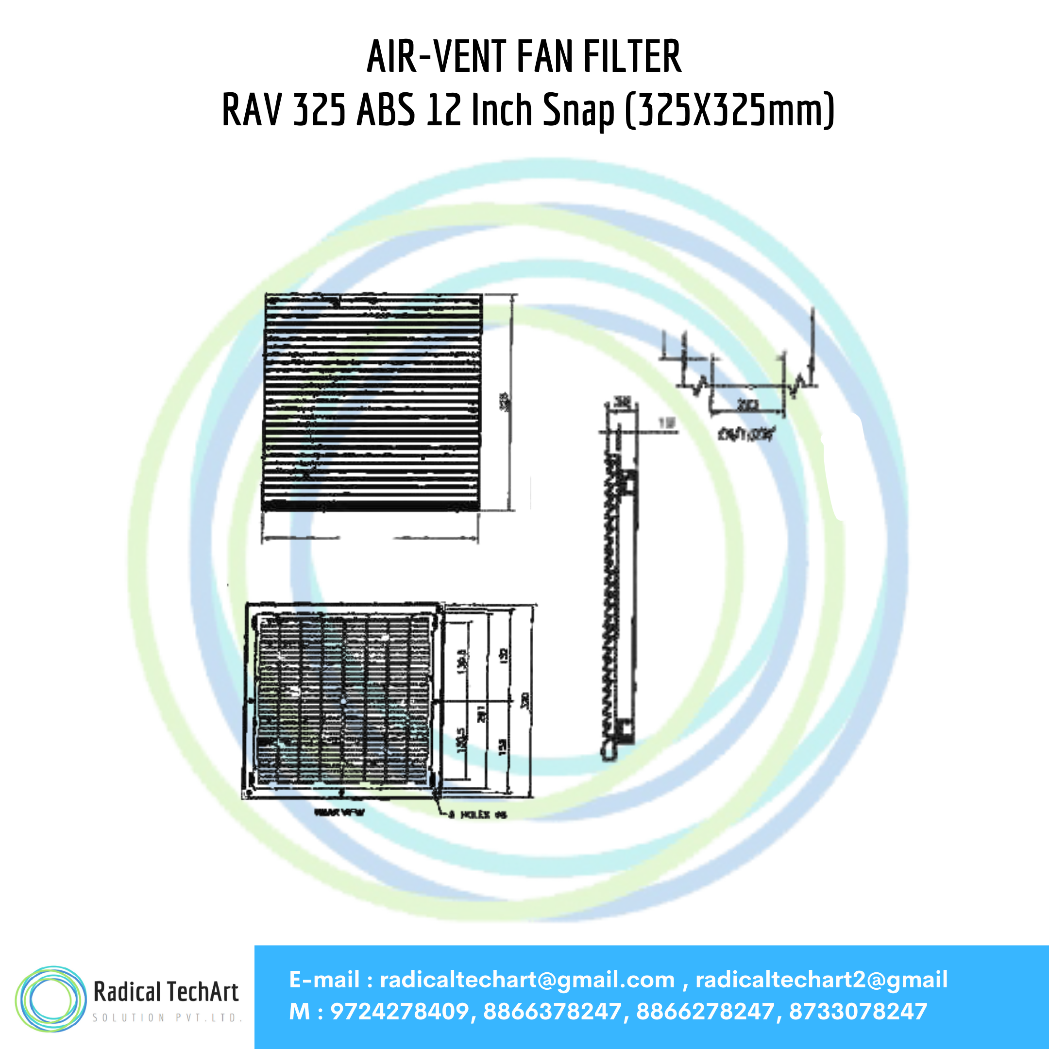 Airvent Fan Filters