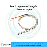 Pencil type transition joint thermocouple