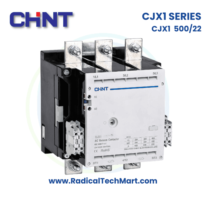 Chint CJX1 500/22 Industrial Contactor 500A
