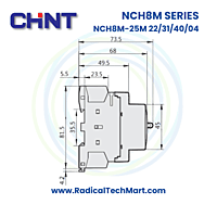 Chint NCH8-25M 22/31/40/04 Modular AC Contactor - 25A, 400V