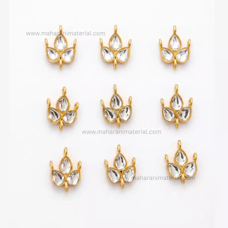 Leaf Kundan Hook {9Rs pp}