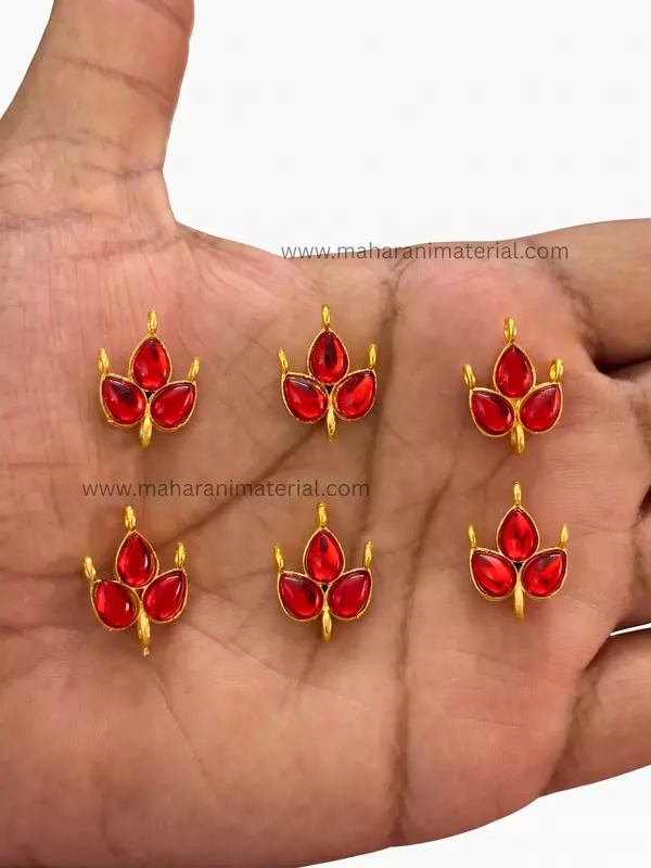 Leaf Kundan Hook {9Rs pp}